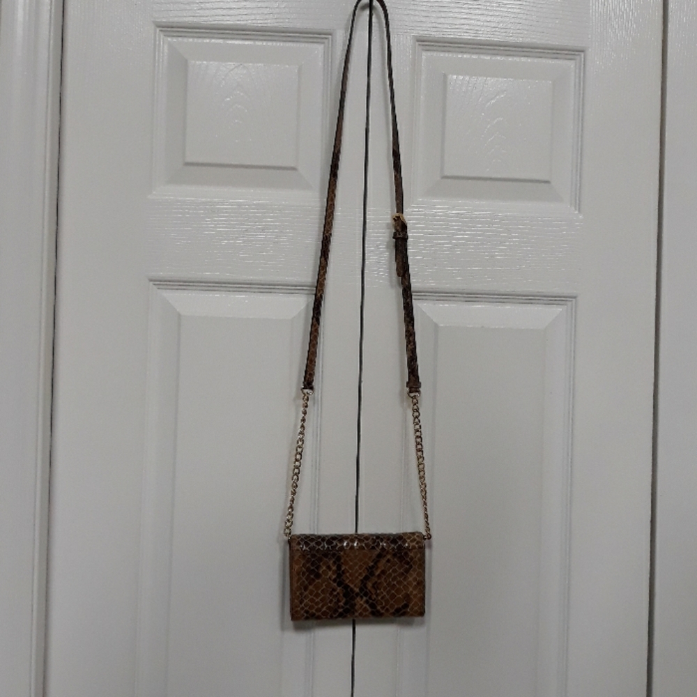 Michael Kors Python Embossed Leather Crossbody Bag - image 2